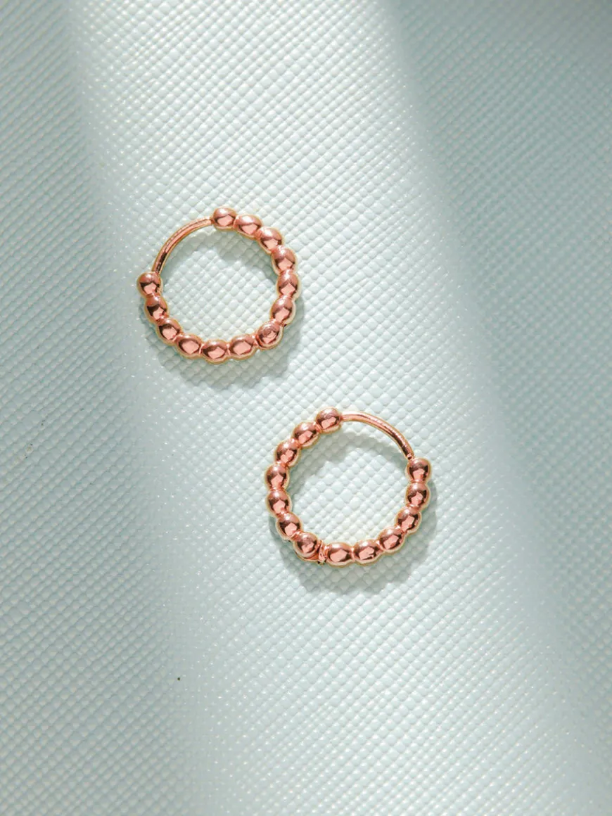 Beaded Hoop Ohrringe