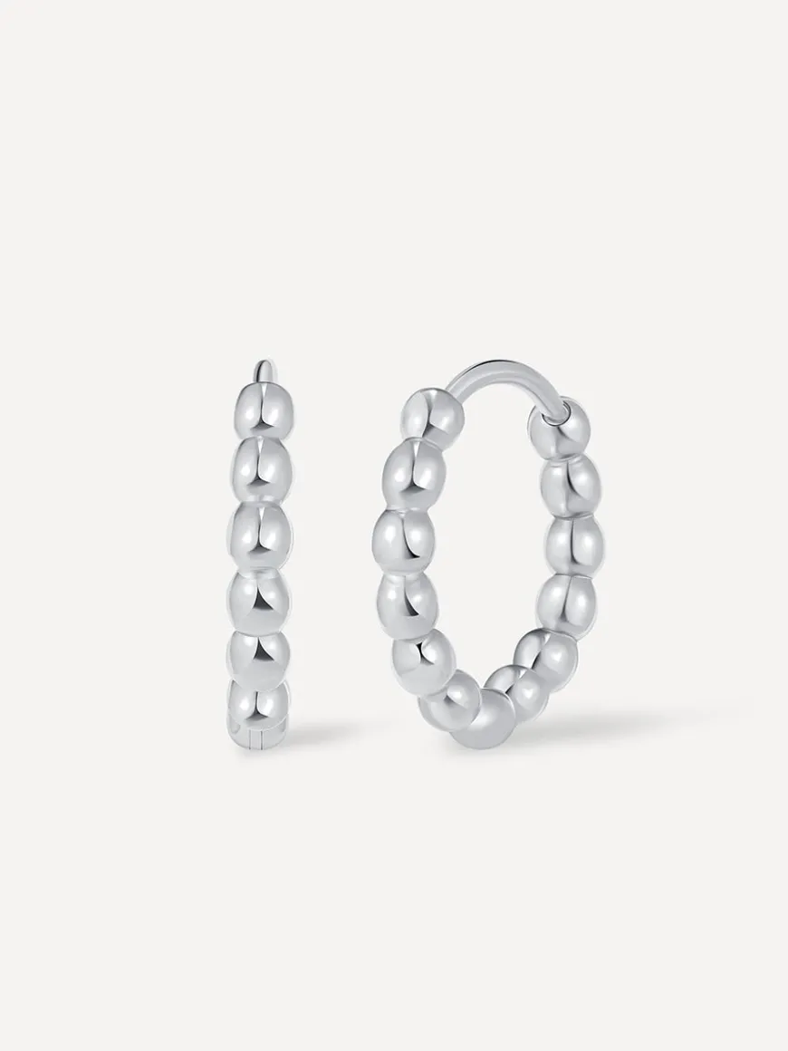 Beaded Hoop Ohrringe
