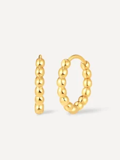 Beaded Hoop Ohrringe