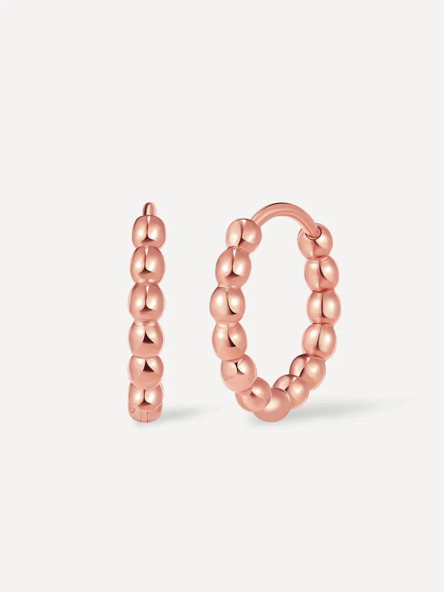 Beaded Hoop Ohrringe