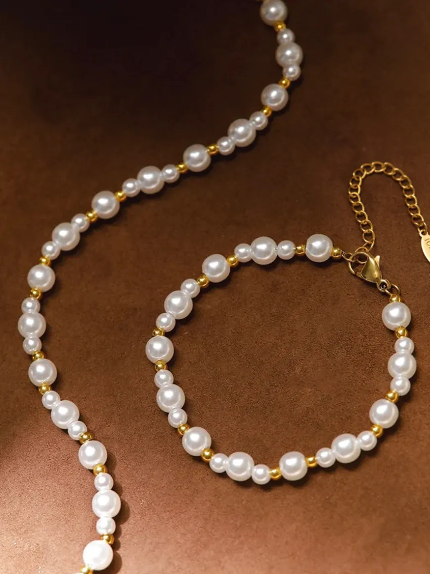 Beaded Pearl Kette