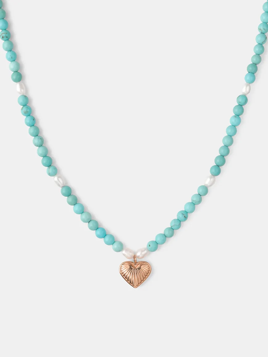 Bead Heart Kette