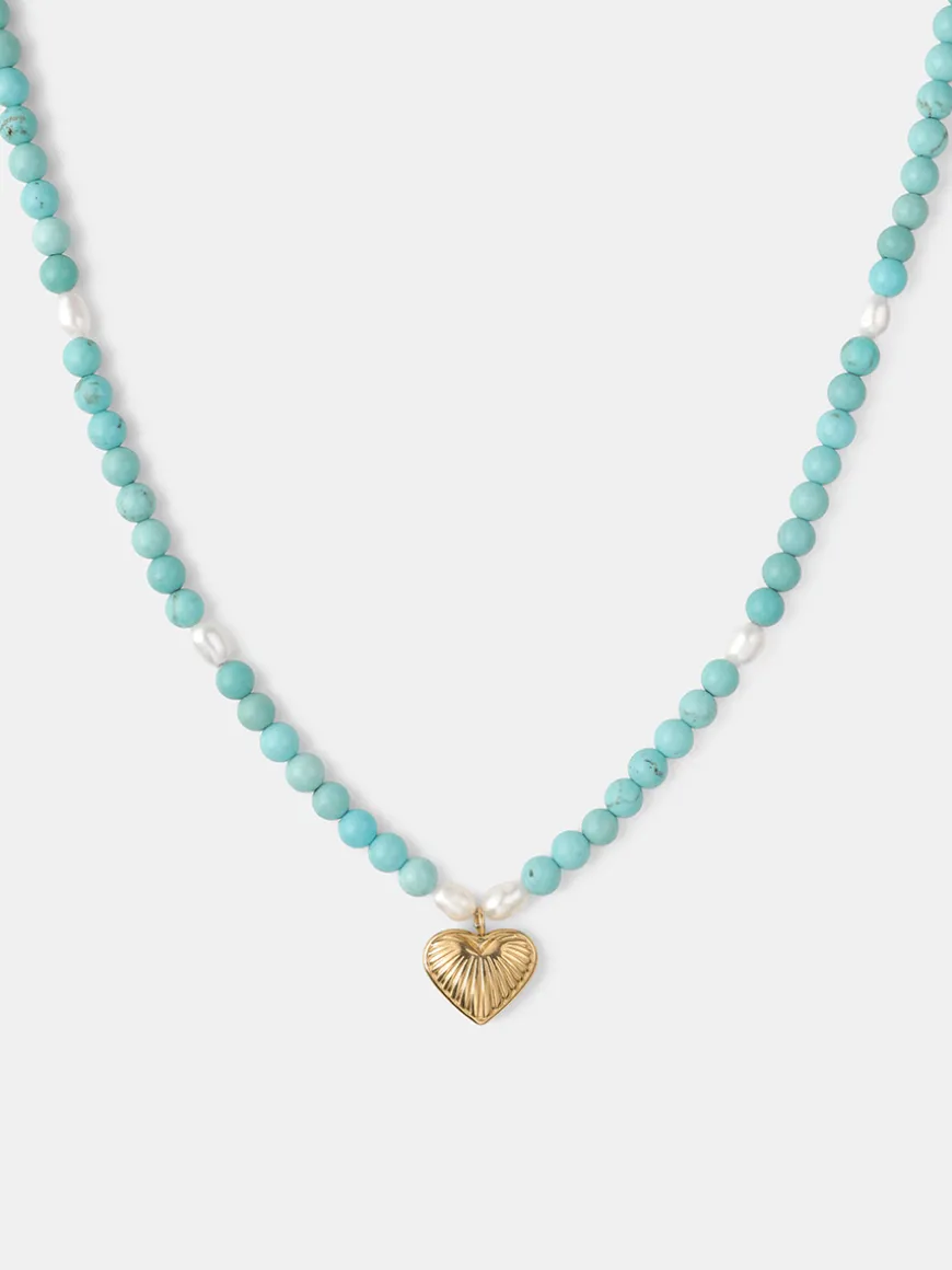 Bead Heart Kette