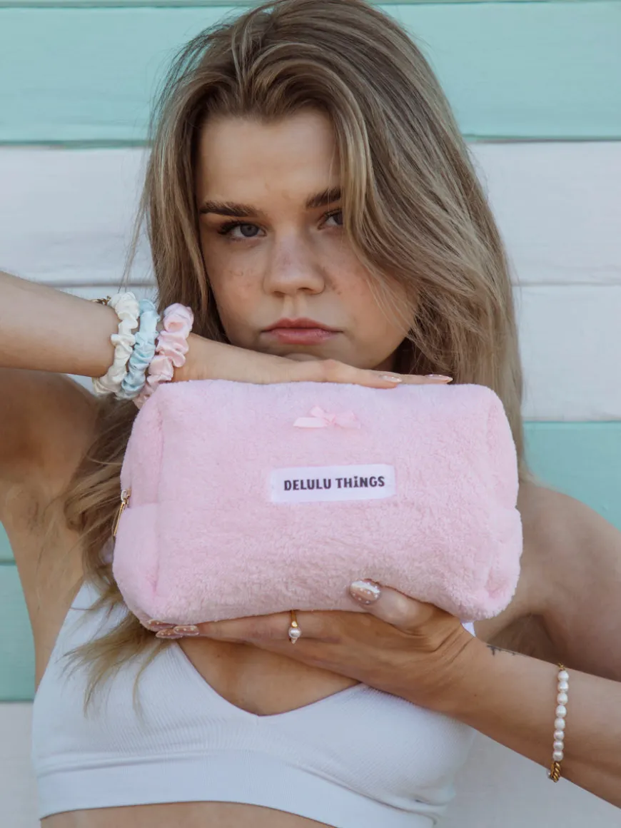 Blissful Pure Silk Scrunchie Cream White