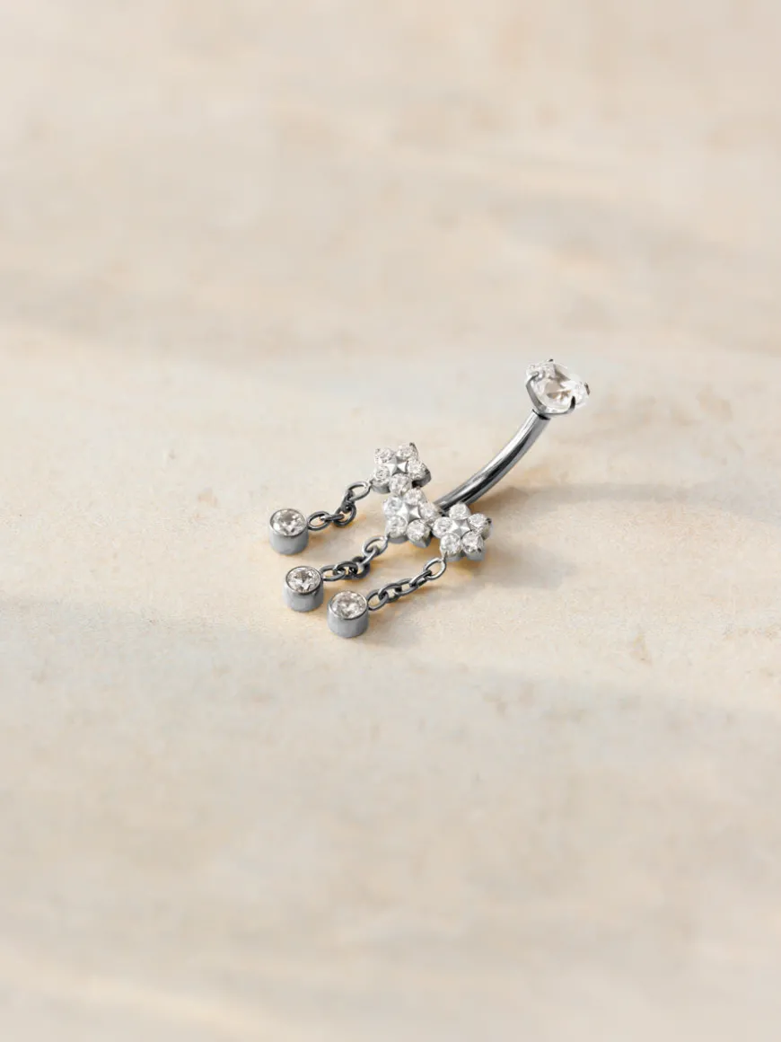 Blooming Glow Titan Bauchnabelpiercing