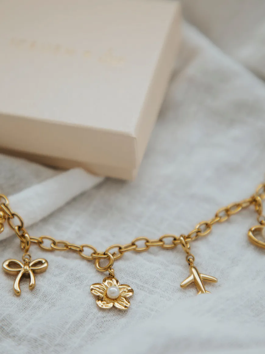 Blossoming Pearl Ketten-Charm