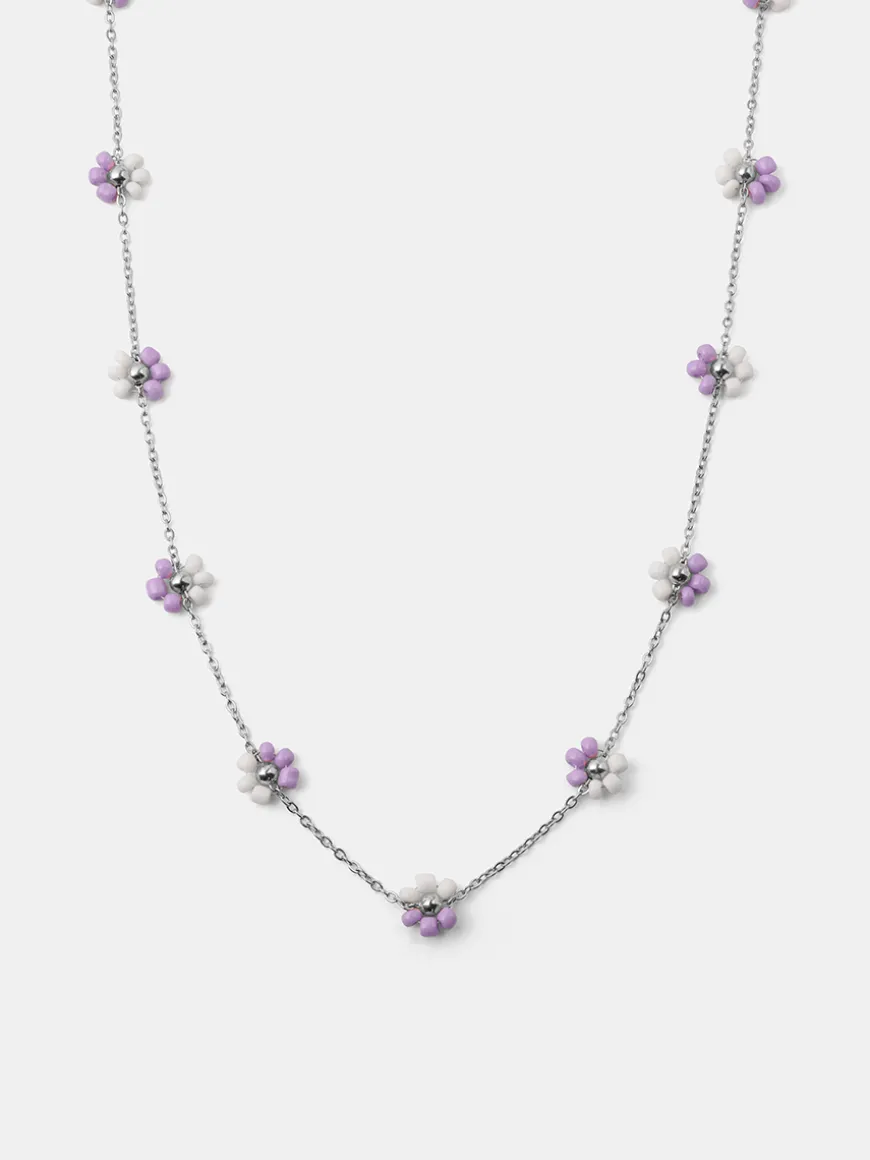 Blossom Moment Purple-white Kette