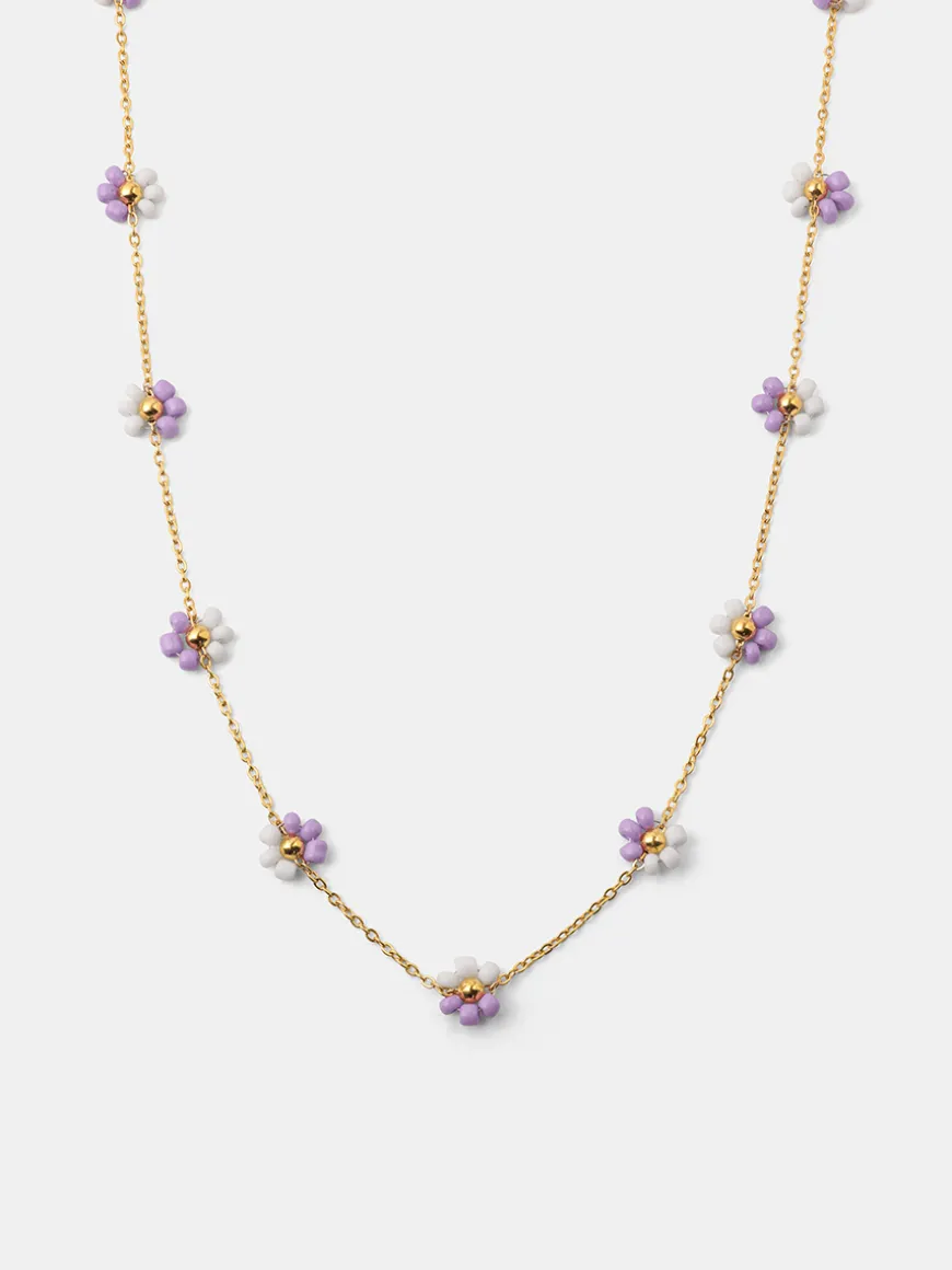 Blossom Moment Purple-white Kette