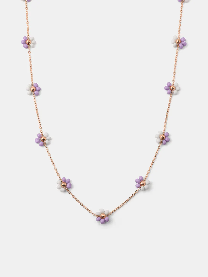 Blossom Moment Purple-white Kette