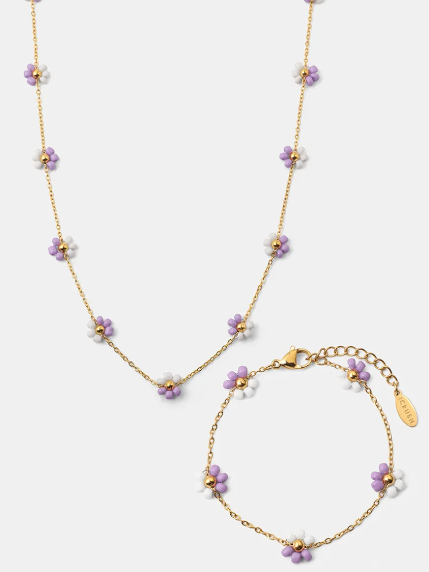 Blossom Moment Purple-white Set