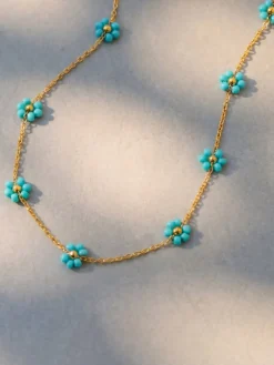 Blossom Moment Turquoise Color Kette