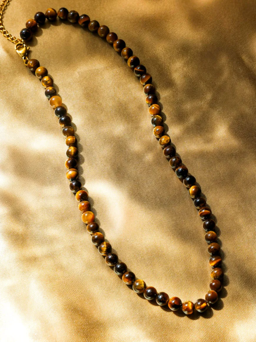 Bold Tiger's Eye Kette