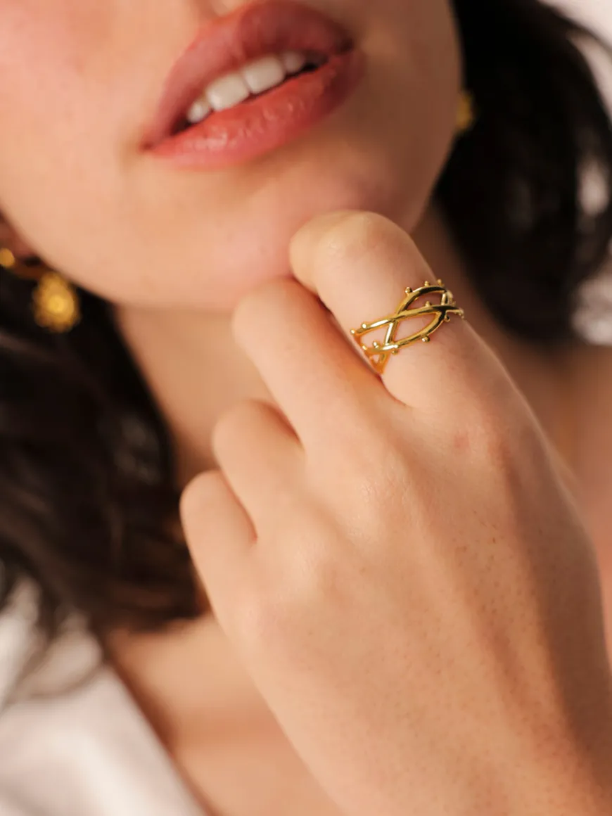 Bold Weave Ring
