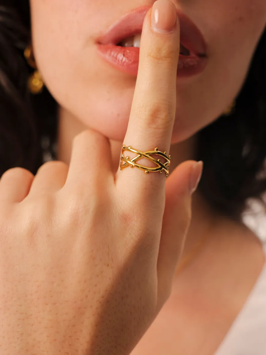 Bold Weave Ring