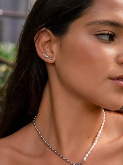 Bubble Round Stud Ohrringe