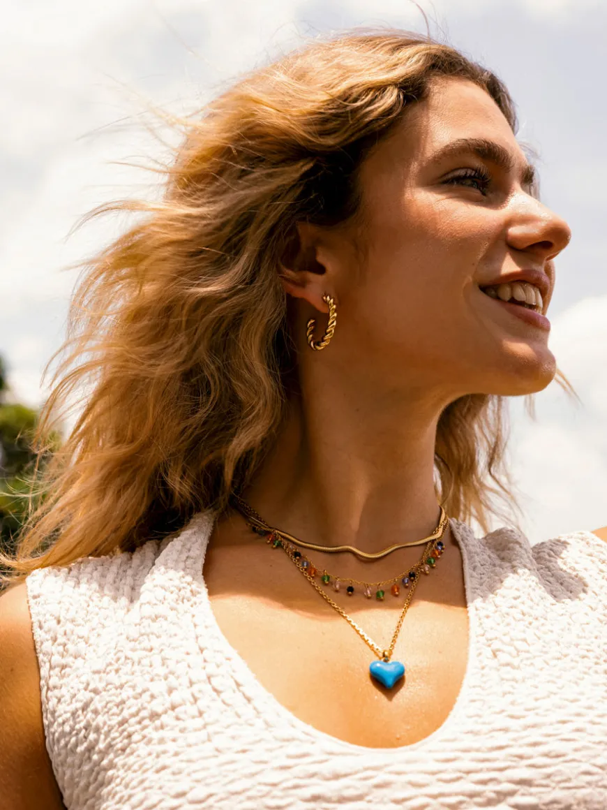 Bunt Stone Kette