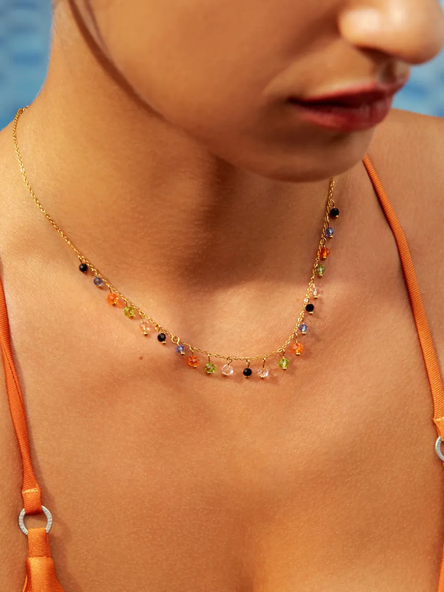 Bunt Stone Kette