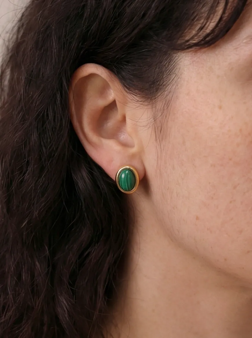 Chasing Starlight Dark Green Ohrringe