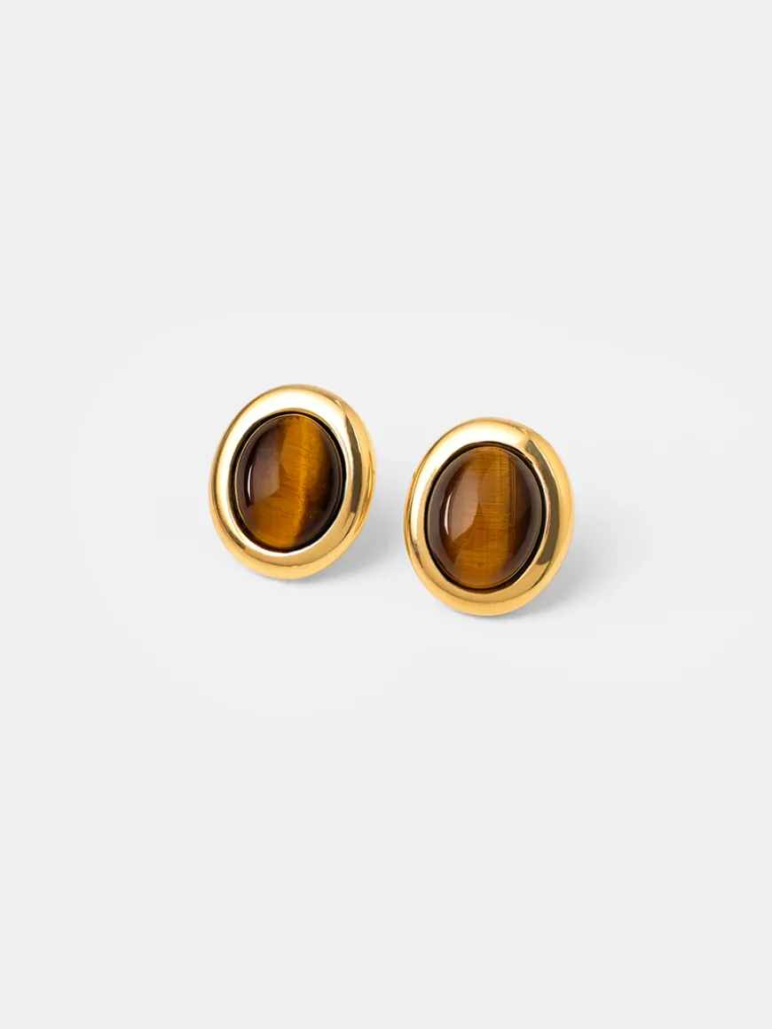 Chasing Starlight Tiger's Eye Ohrringe