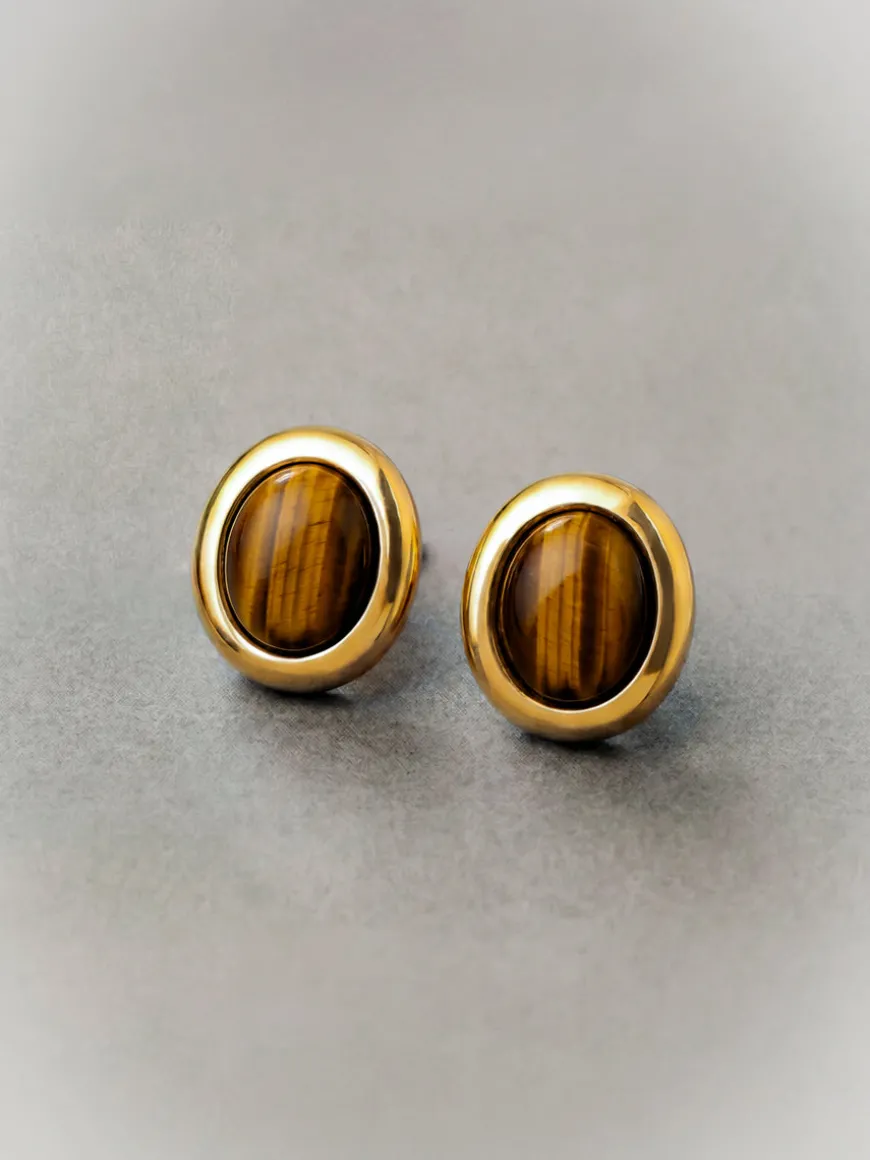 Chasing Starlight Tiger's Eye Ohrringe