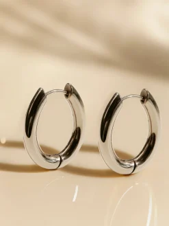 Chunky Oval Ohrringe