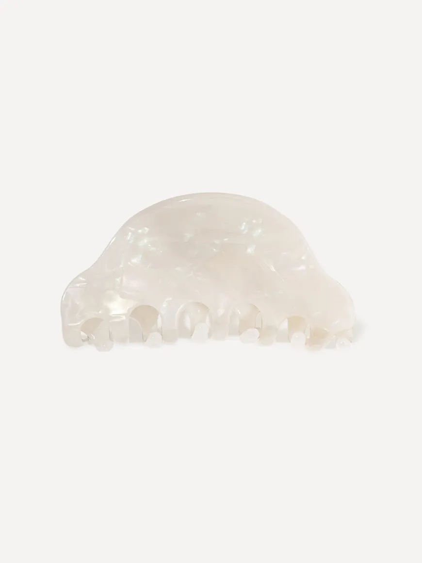 Classic Charm White Haarklammer