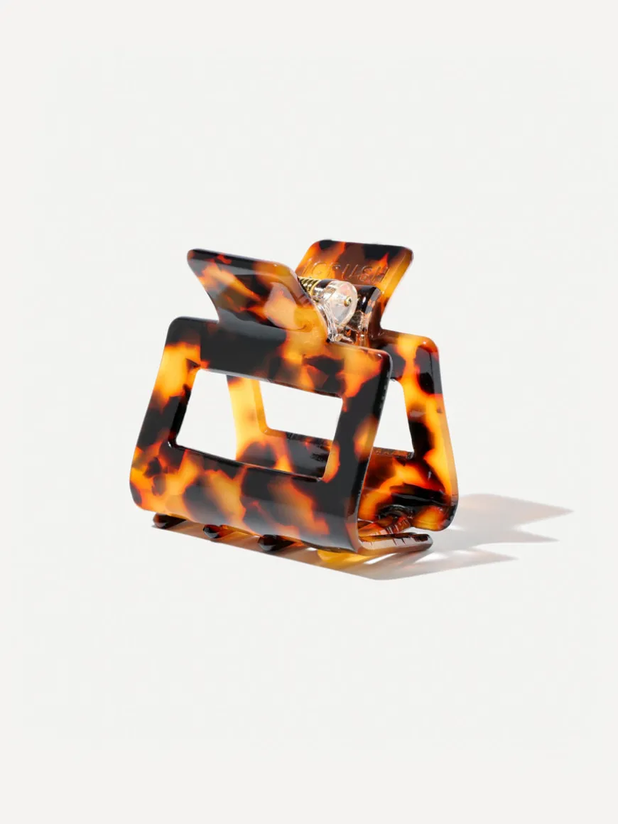 Classic Frame Haarklammer Dark Tortoiseshell