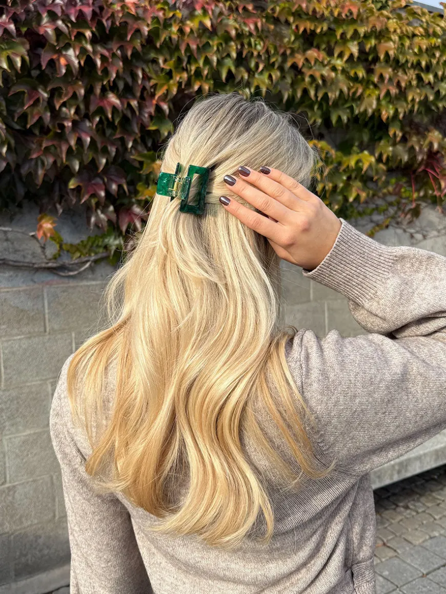 Classic Frame Haarklammer Dark Green