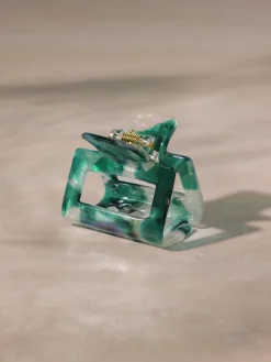 Classic Frame Haarklammer Emerald Green