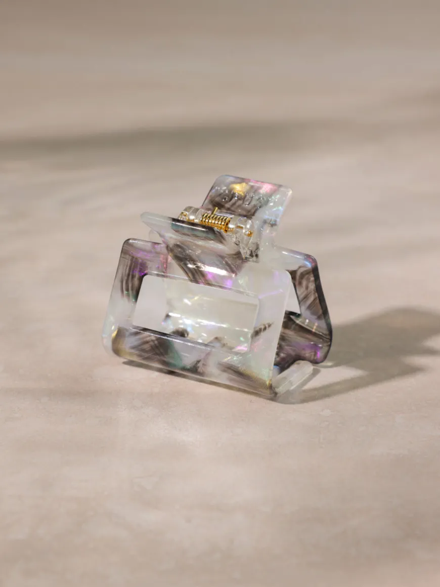 Classic Frame Haarklammer Milky Marble