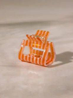 Classic Frame Haarklammer Orange-striped