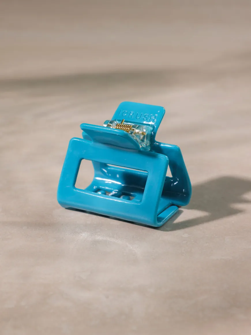 Classic Frame Haarklammer Turquoise Blue