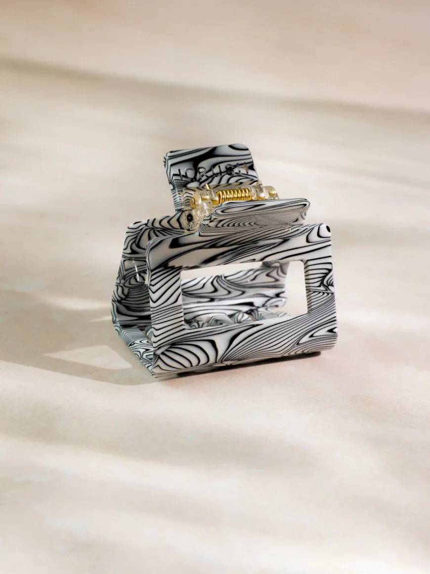 Classic Frame Haarklammer Zebra-print
