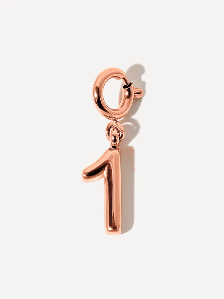 Classic Number Ketten-Charm - 1
