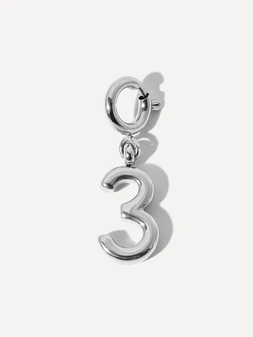 Classic Number Ketten-Charm - 3
