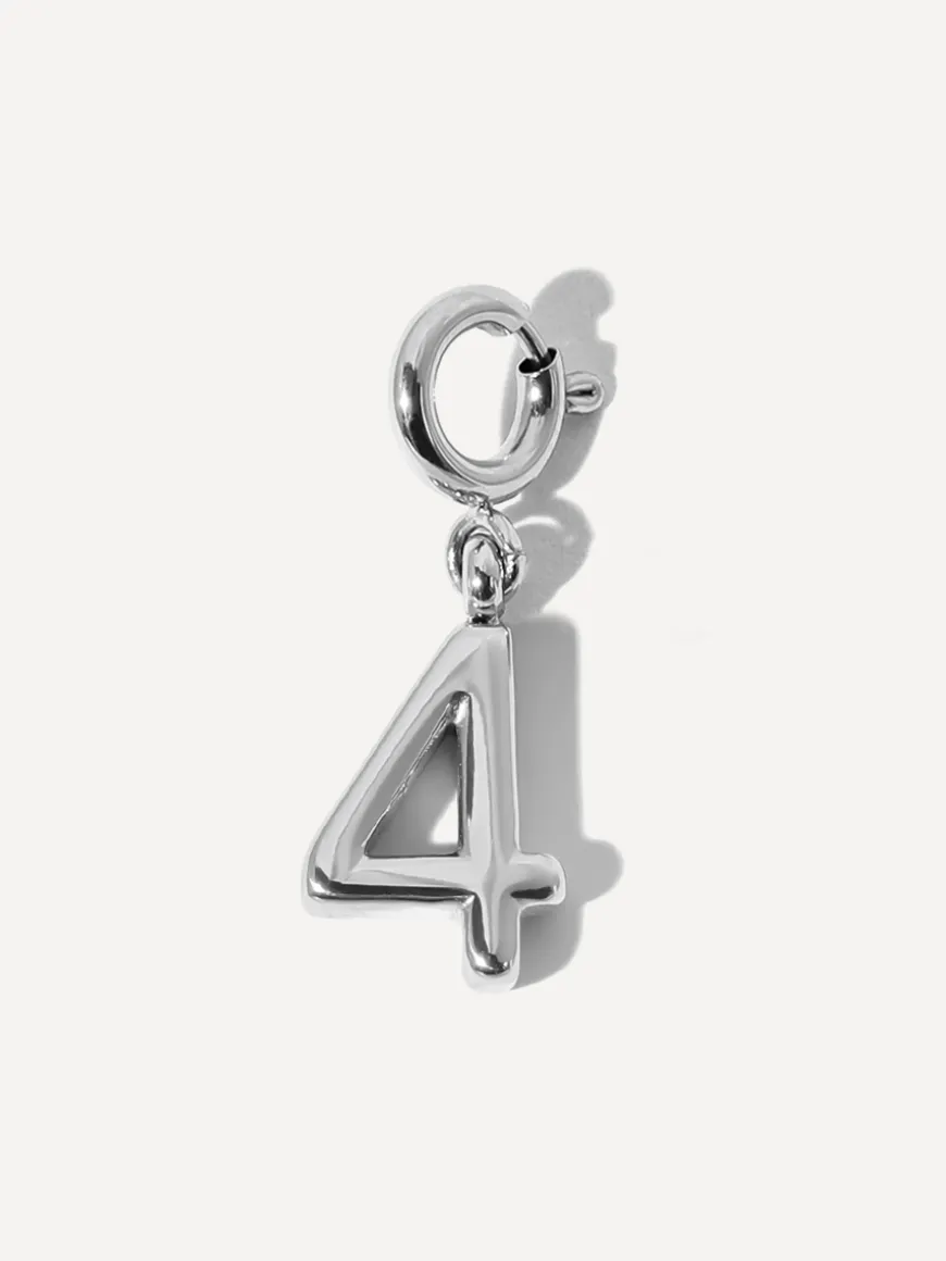 Classic Number Ketten-Charm - 4