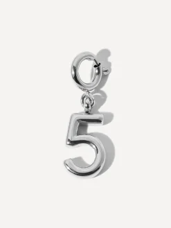 Classic Number Ketten-Charm - 5