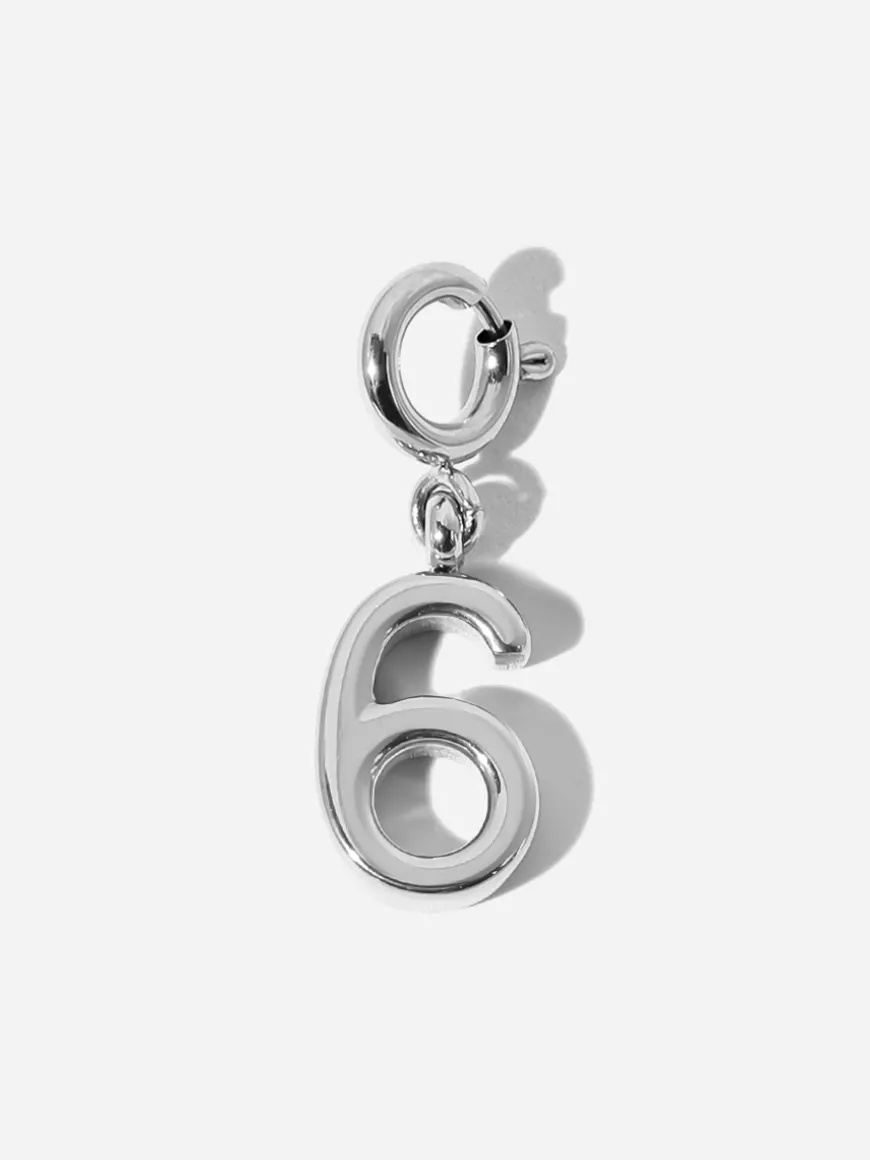 Classic Number Ketten-Charm - 6
