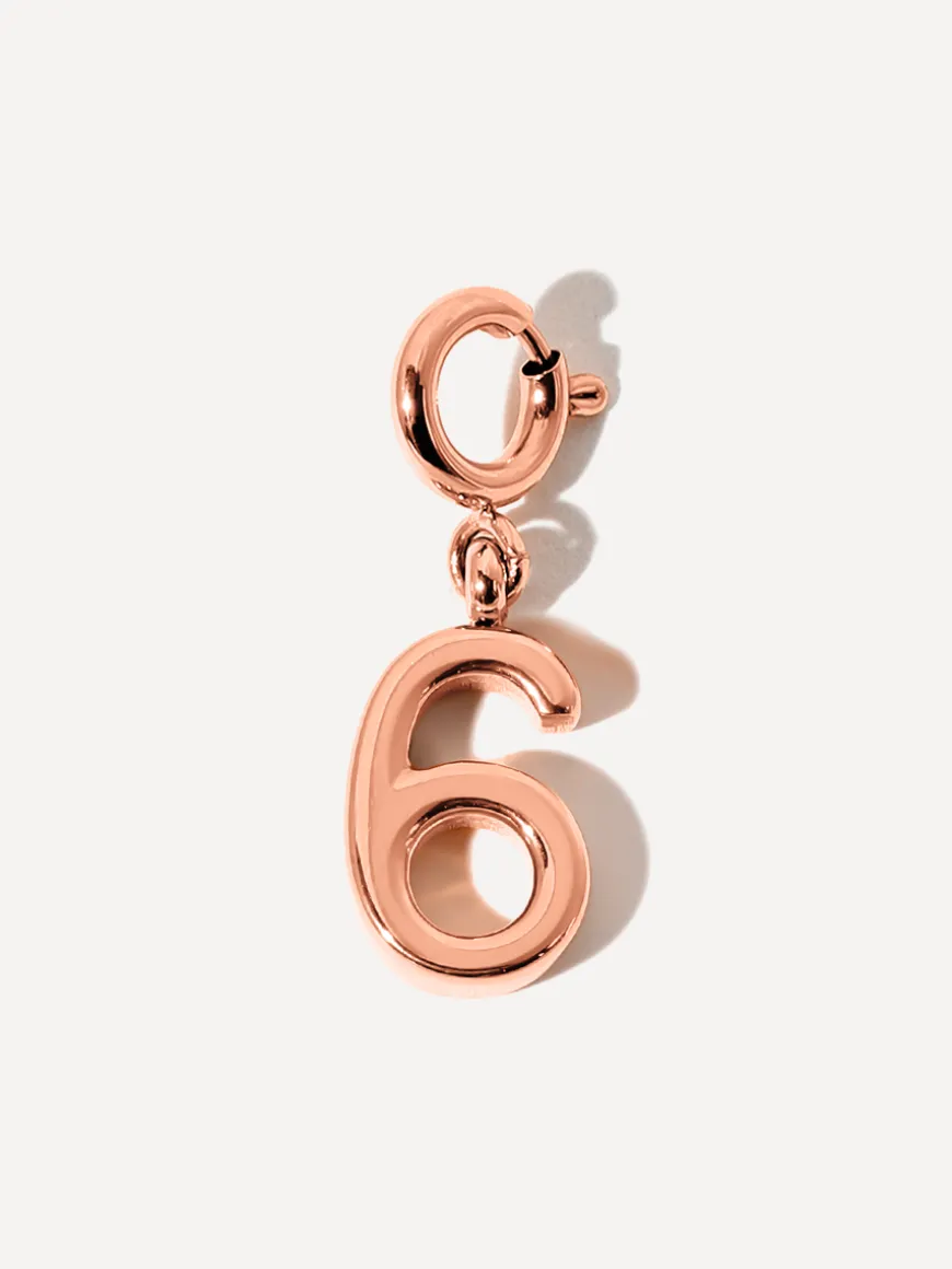 Classic Number Ketten-Charm - 6