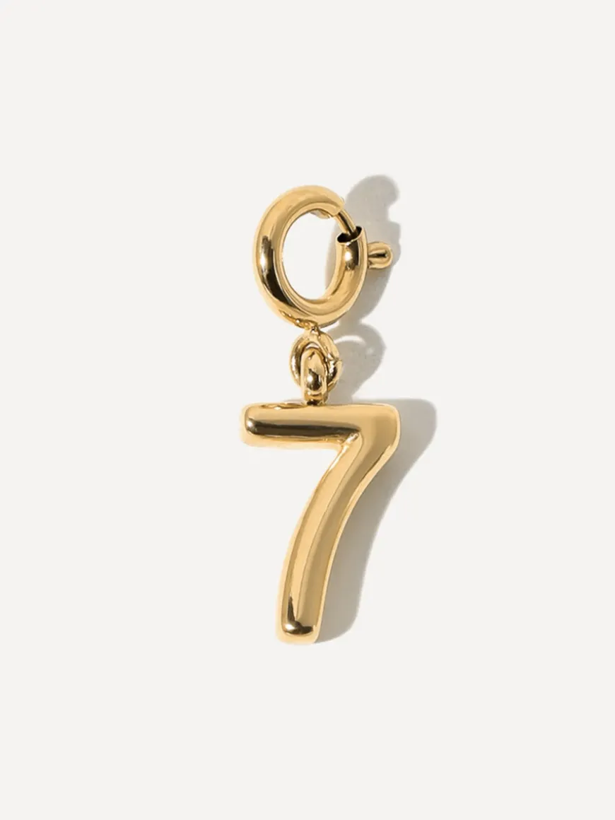Classic Number Ketten-Charm - 7