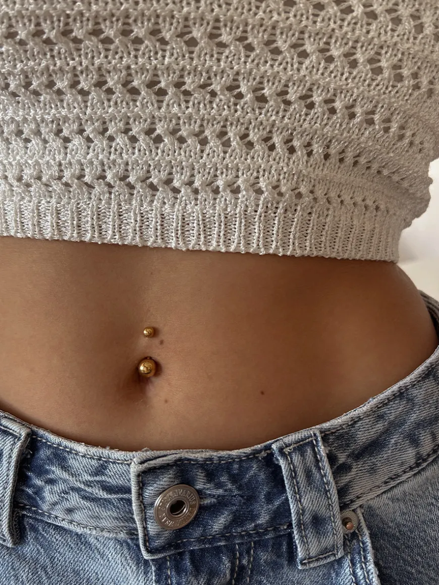 Classic Smooth Titan Bauchnabelpiercing