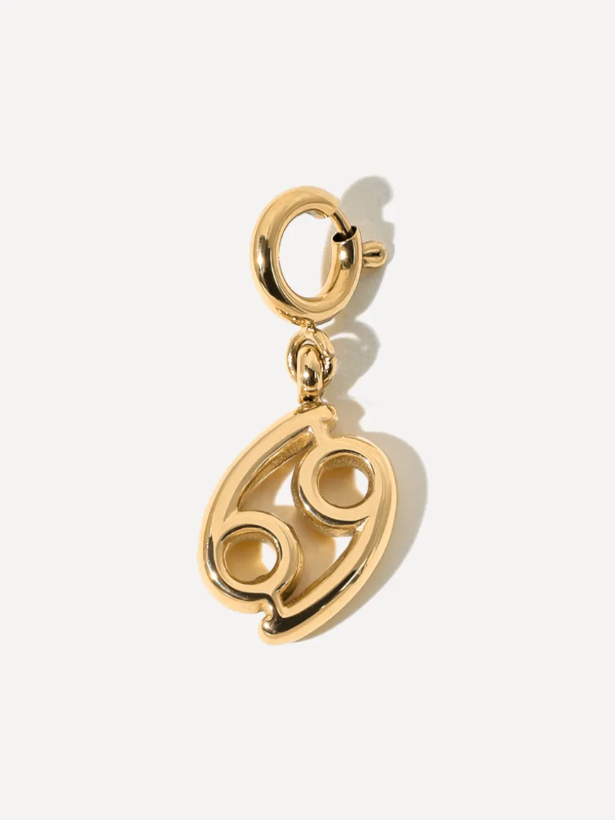Classic Zodiac Ketten-Charm - Cancer