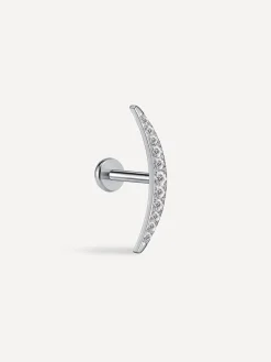 Crescent Moon Titan Piercing