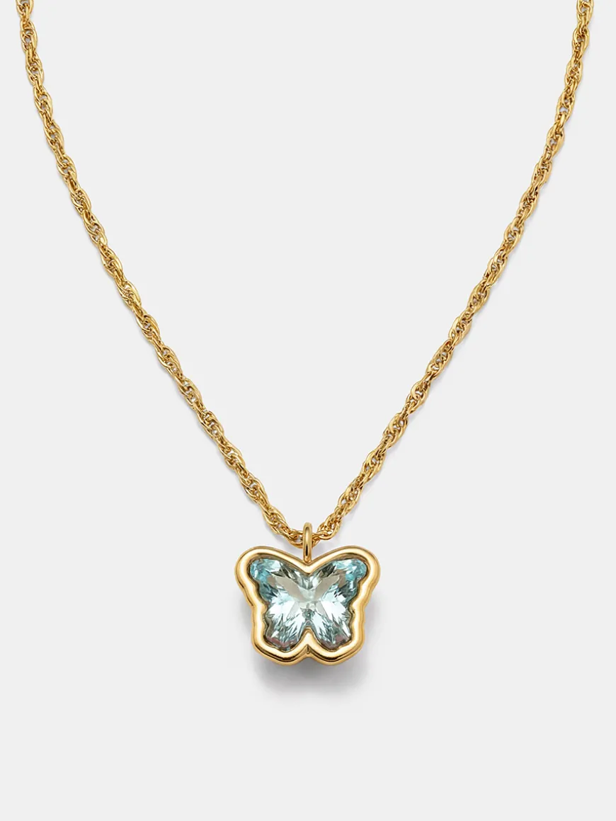 Crystal Butterfly Kette