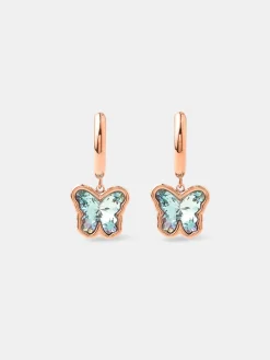 Crystal Butterfly Ohrringe