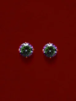 Crystal Delight Aurora Black Small Stub-Ohrringe
