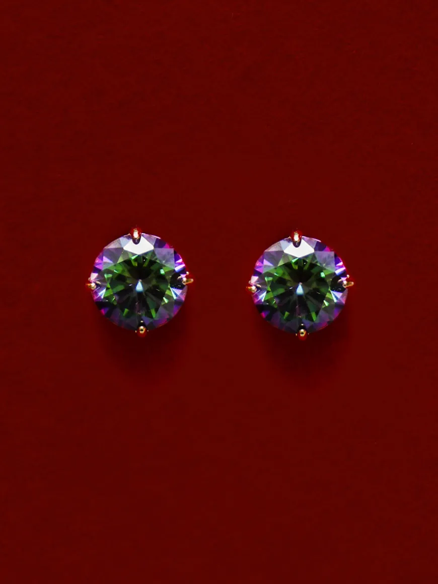 Crystal Delight Aurora Black Stub-Ohrringe