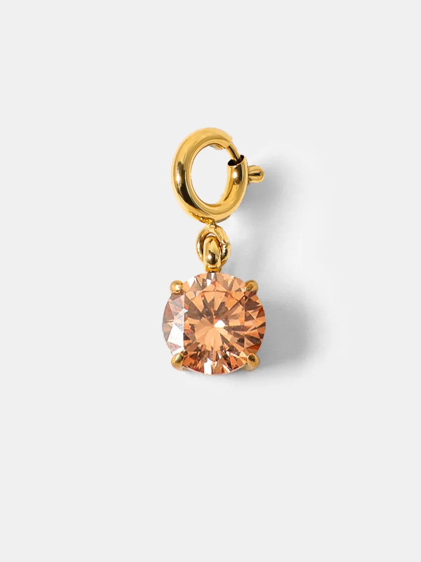 Crystal Delight Champagne Ketten-Charm