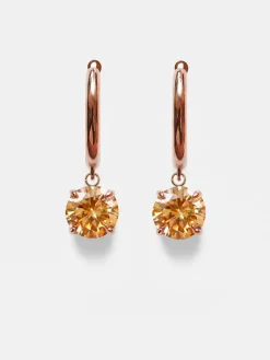 Crystal Delight Champagne Ohrringe