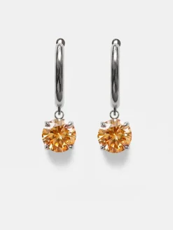 Crystal Delight Champagne Ohrringe